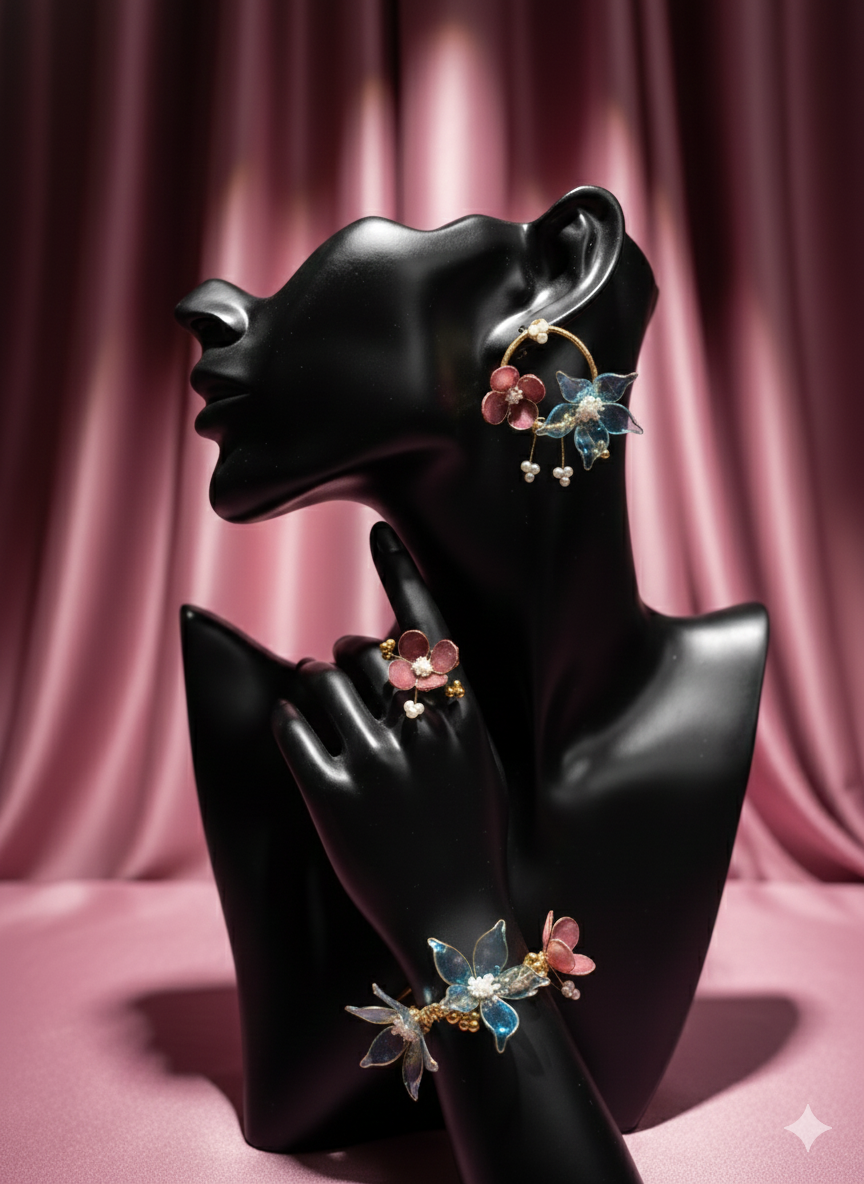 Fashion accessory - Floral Necklace set