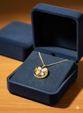 Pendant Floral series - Mustard