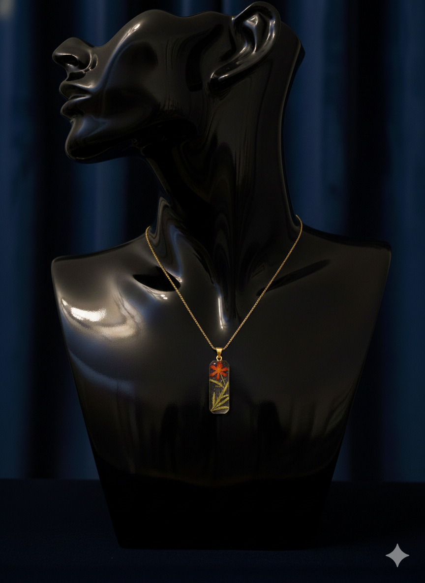 Pendant Floral series - Fern and Petal
