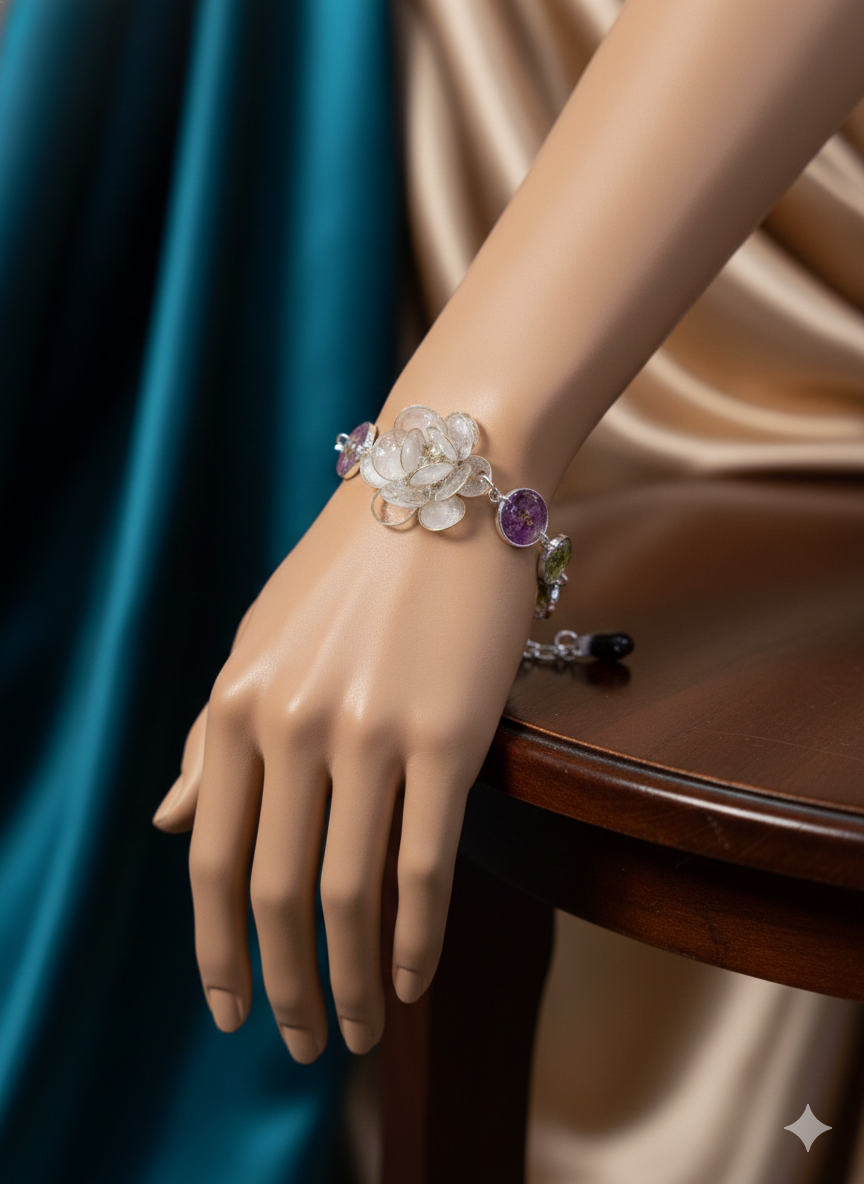 Bracelet Designer Series - Crystal Flower