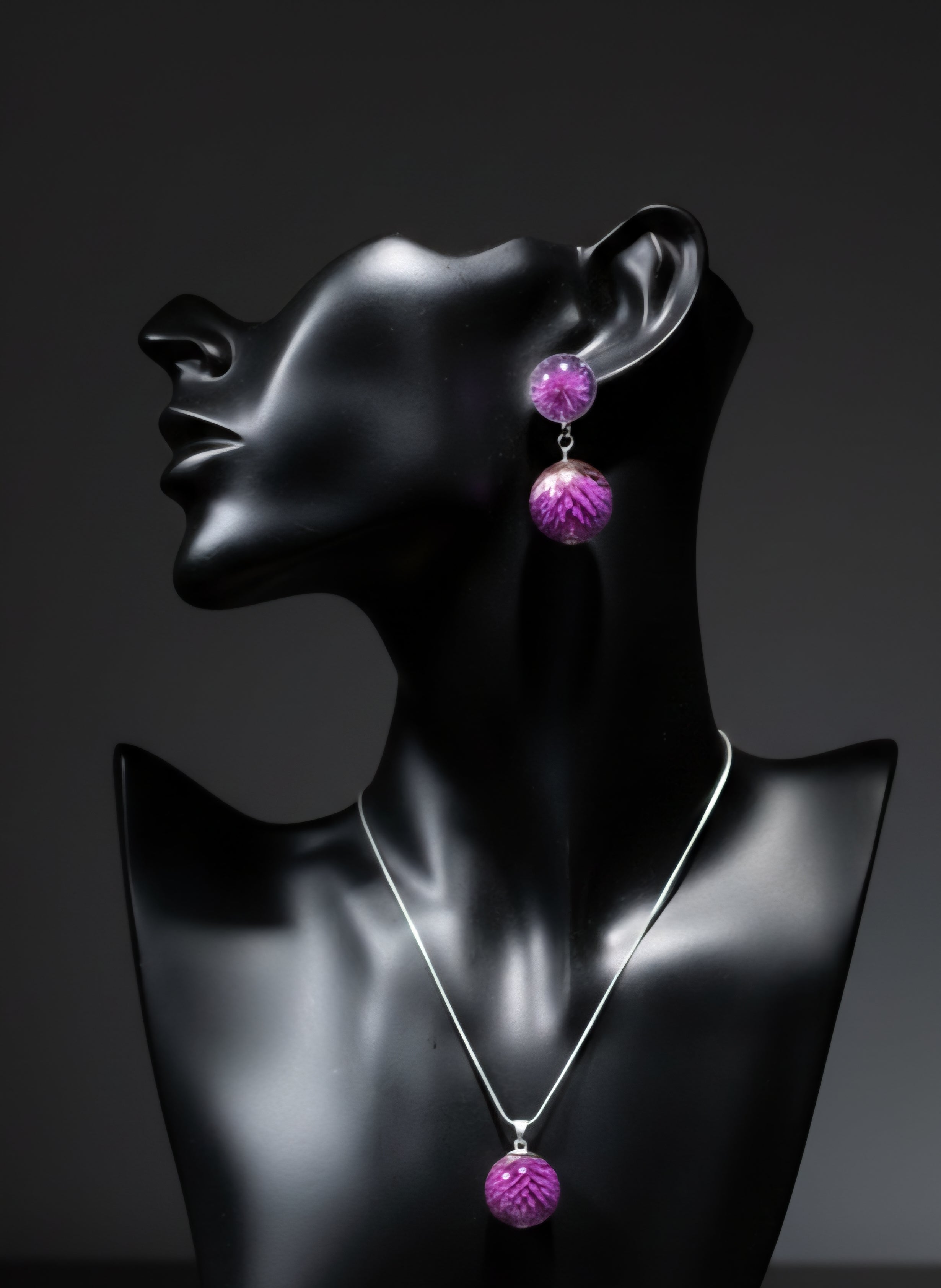 Fashion Accessory - Purple bulb Set