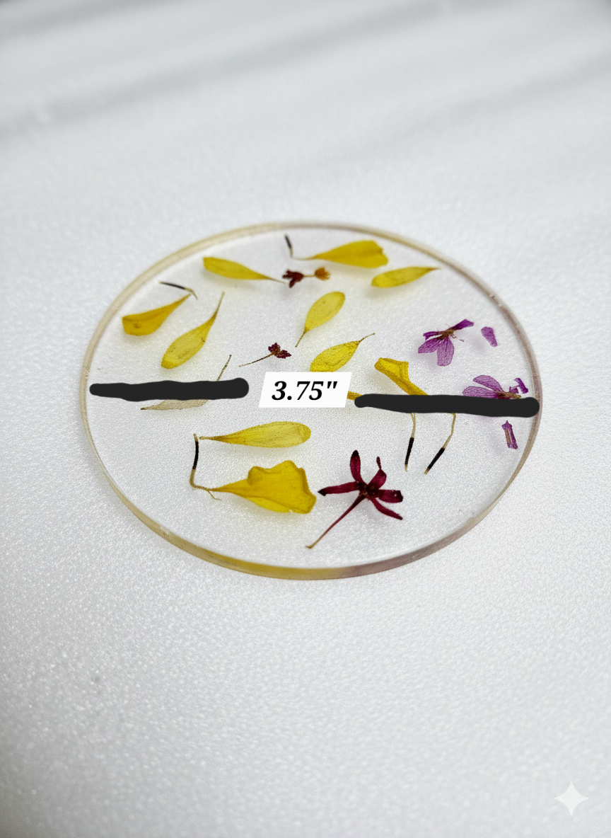 Coaster - Petals - Set of 4 with Stand