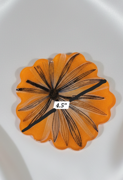 Corolla Tray-N-Coaster Set - Flower