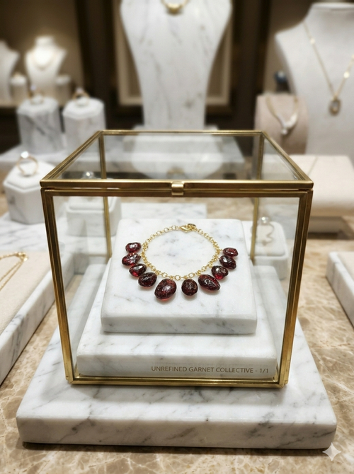 Bracelet  Designer series - Red Stone