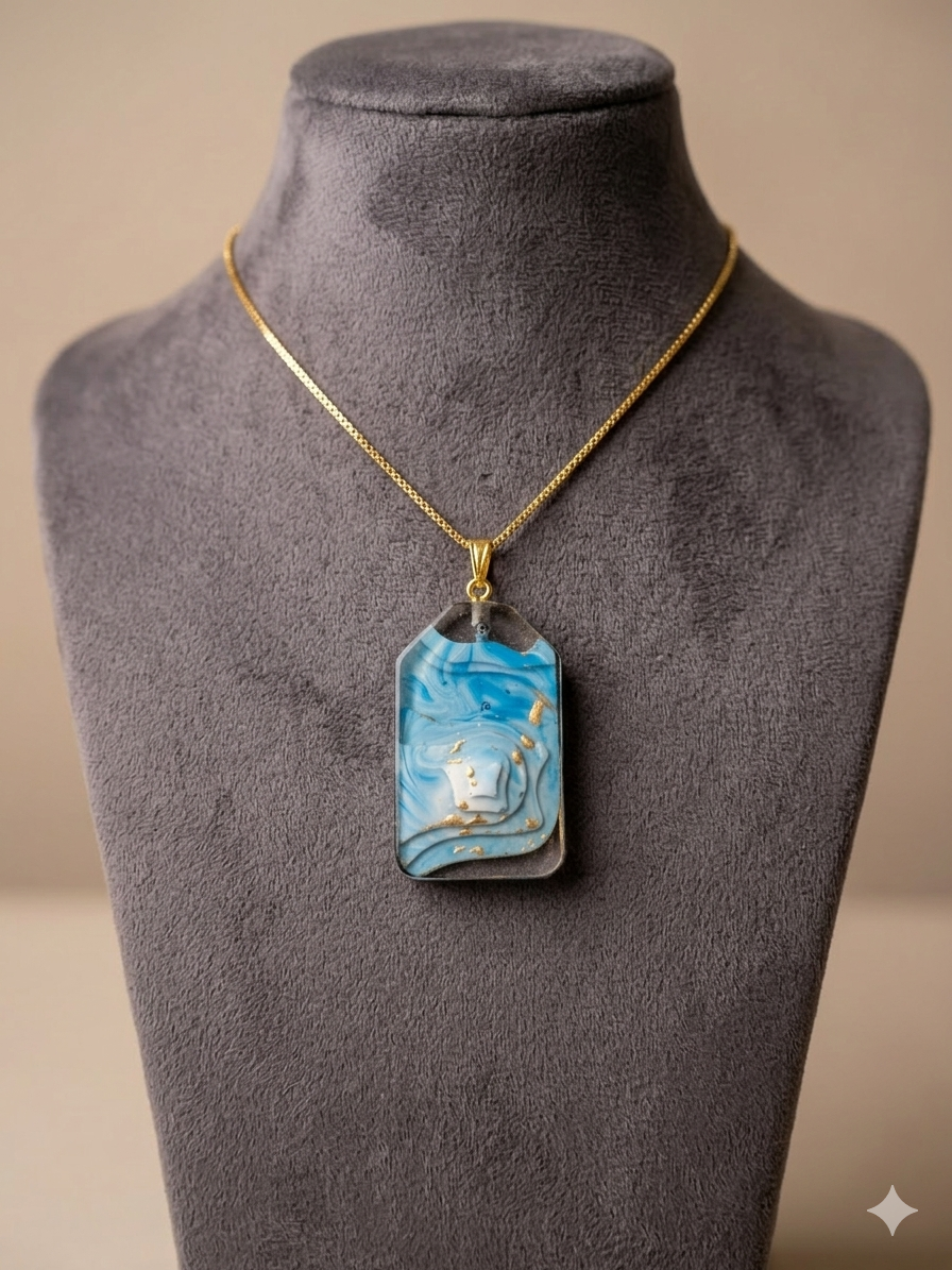 Pendant Trendy Series - Blue valley blades