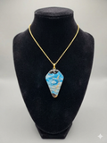 Pendant Trend series - Blue Coffin