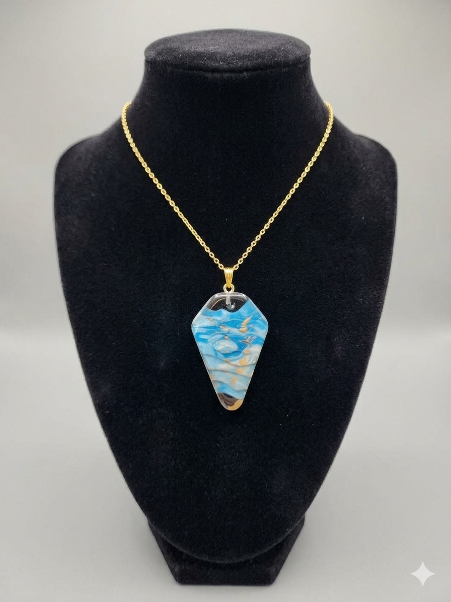 Pendant Trend series - Blue Coffin