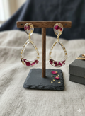 Earring Floral Series -  Gold & Petals