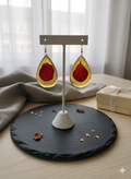 Earring Floral Series - Solo Rose Petal