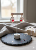 Earring glamour series - Red star