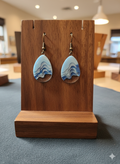 Earring Trendy Series - Blue valley - Oval
