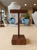 Earring Trendy Series - Blue valley - Round