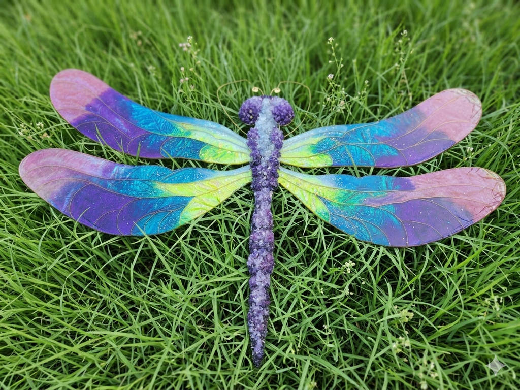 Wall Decor - Crystalcore Dragon Fly
