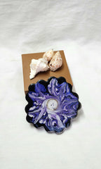 Coaster - Blue Lily - Set of 4