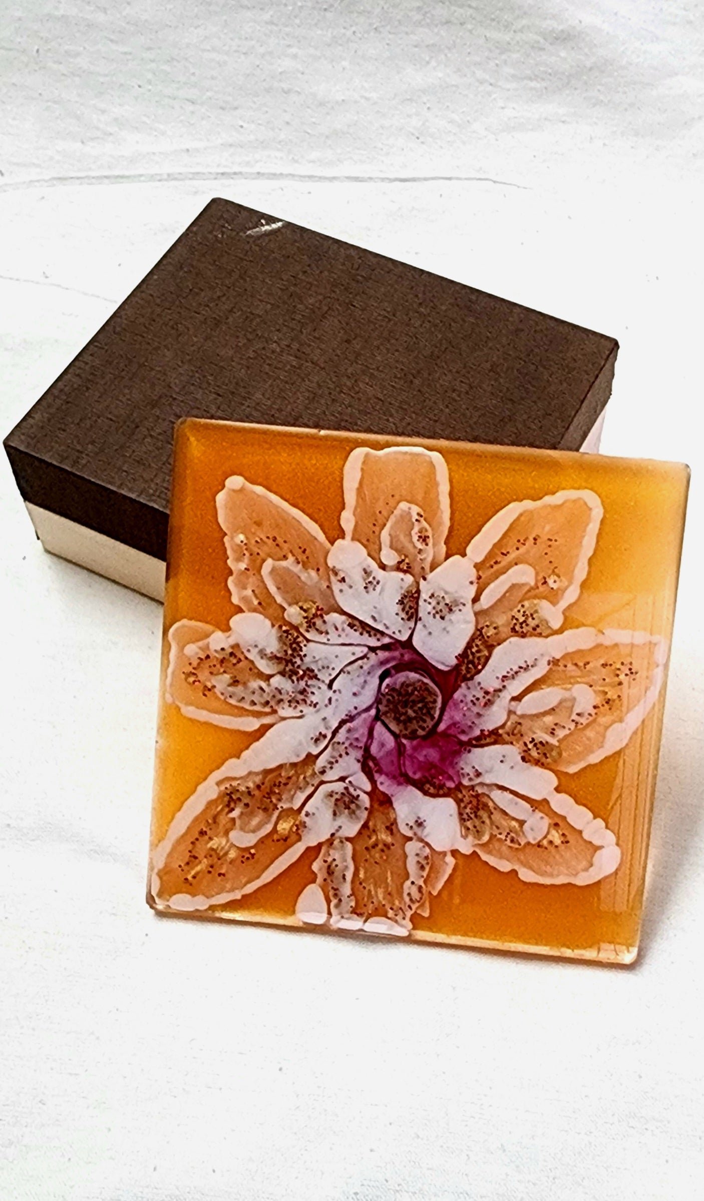 Coaster - Citrus cubes - Set of 4