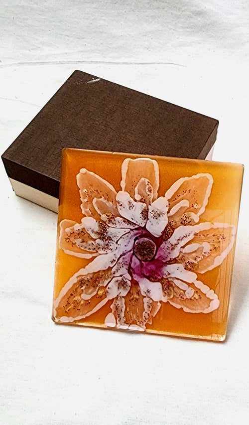 Coaster - Citrus cubes - Set of 4