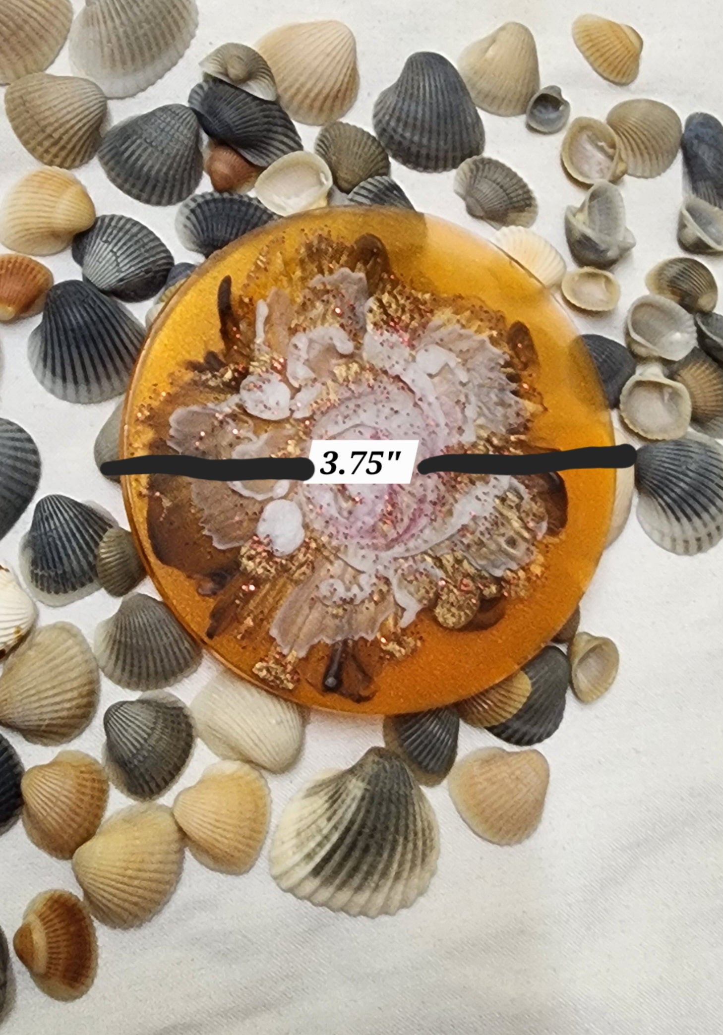 Floral Coaster - Round