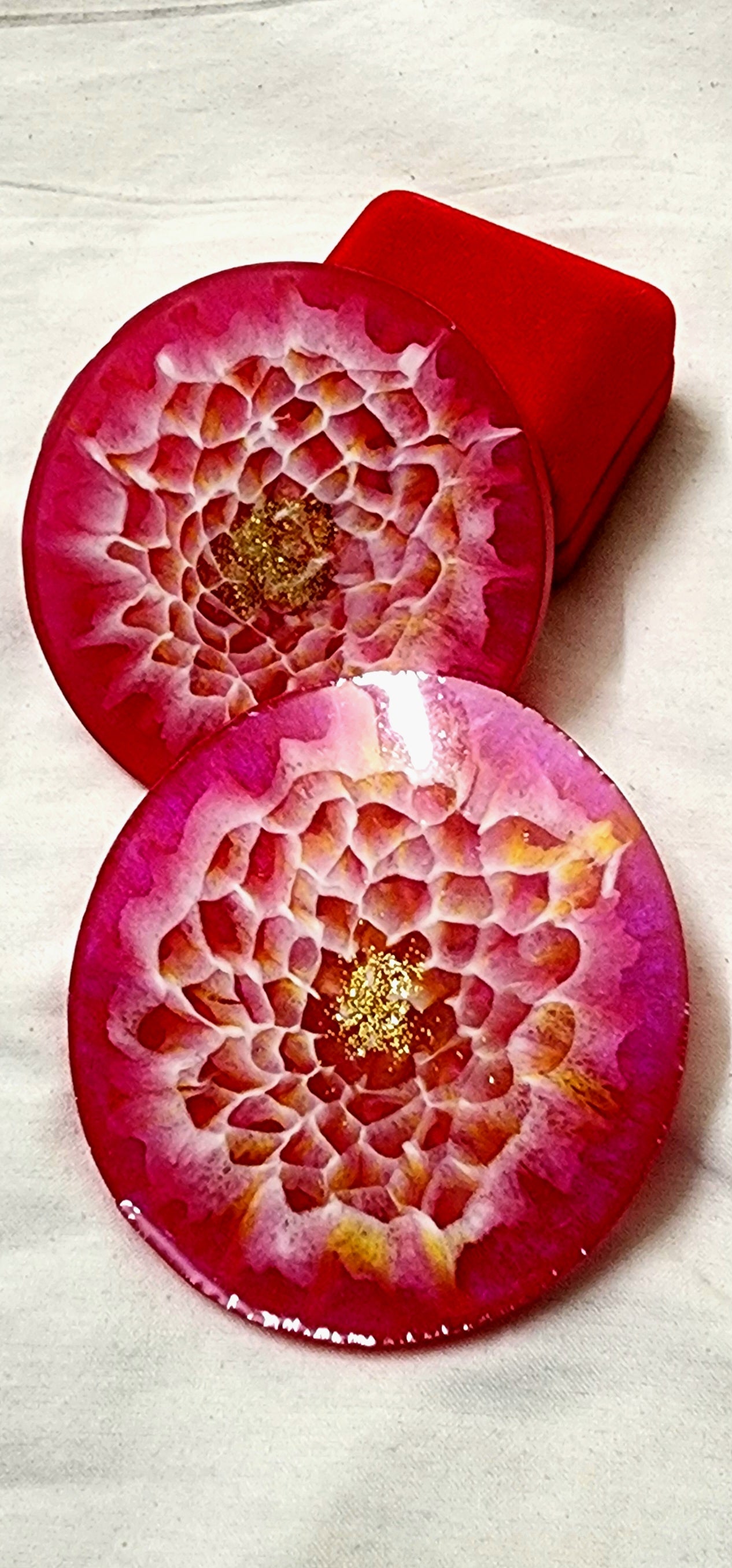 Floral Coaster - Round