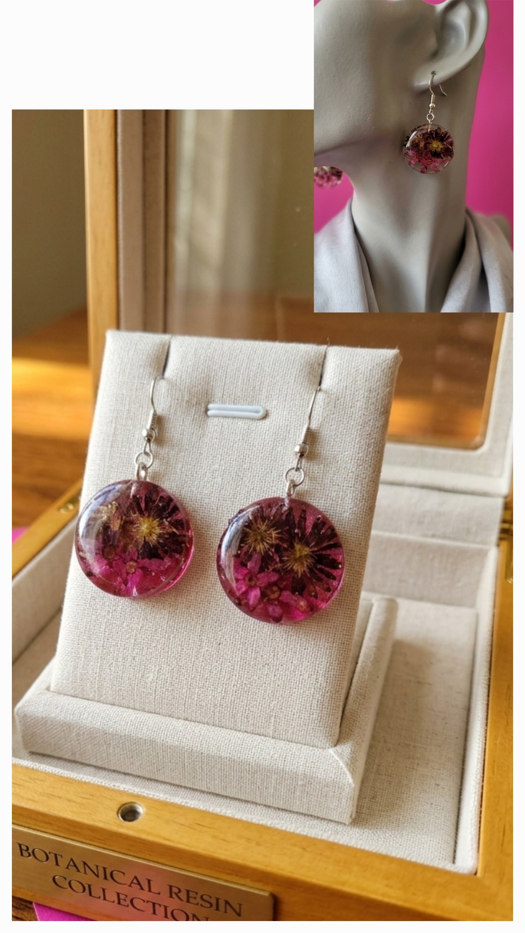 Earring Floral Series - Chrysanthemum