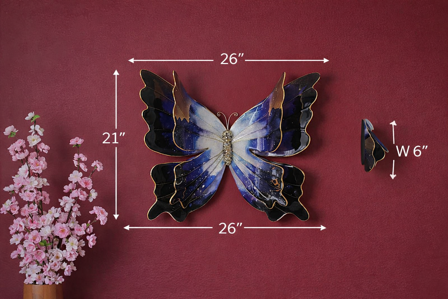 Wall Decor - Resin ButterFly