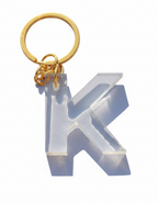 Alpha Key Chains & Hand Bag Accessories - Aqua Clear