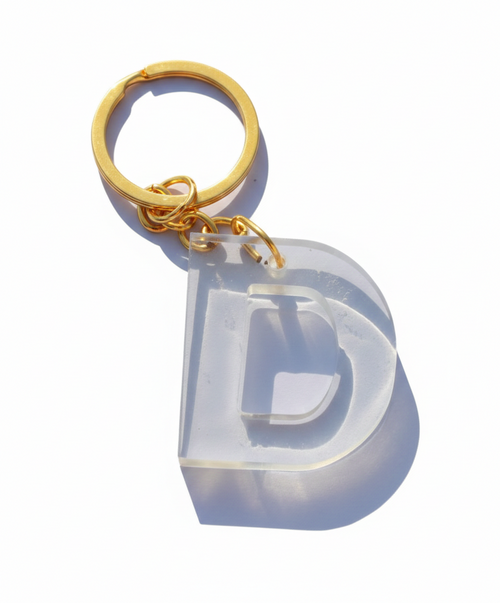 Alpha Key Chains & Hand Bag Accessories - Aqua Clear