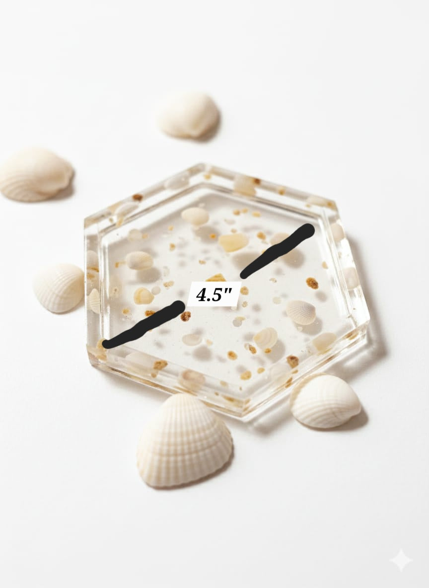 Coaster - Shells in pool - Set of 4