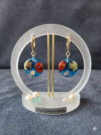 Earring Trendy series - Round Gem