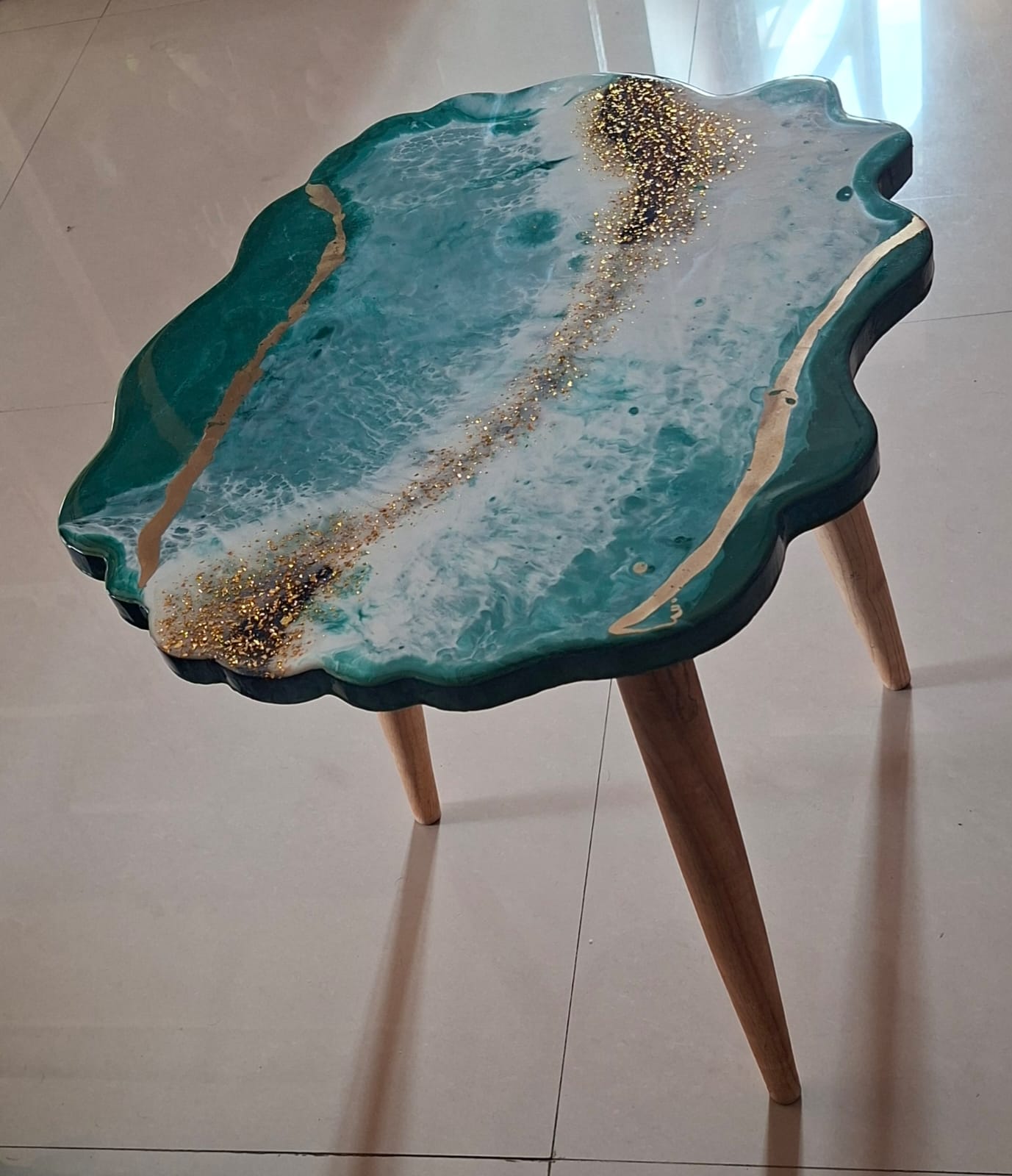 Home Decor - Blue Lagoon table