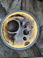 Wall Decor - Moon Lamp with LED backlit + Rechargeable battery and Charger